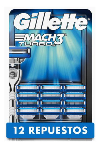 Repuestos Gillette Mach3 Turbo - Unidad