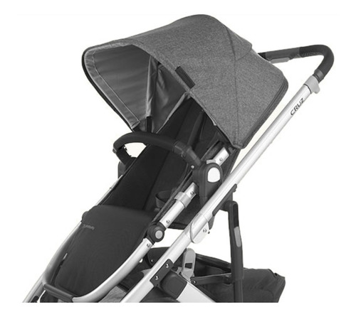 Carrinho de passeio UPPAbaby Cruz V2 Jordan com chassi prateado