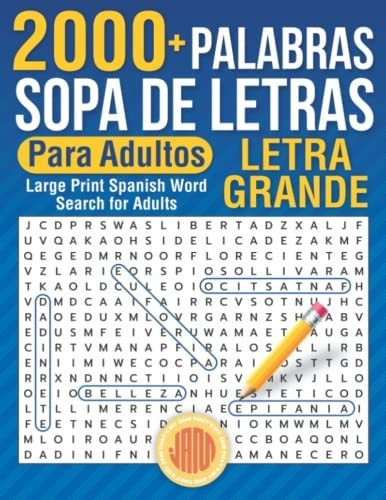 Libro : Letra Grande 2000 Palabras Sopa De Letras Para... 
