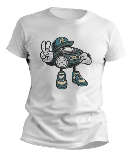 Remeras Microfono Adulto Estampado Personalizado 0430