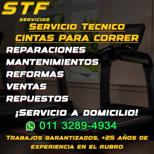 Servicio Tecnico De Cintas Para Correr A Domicilio Stf Gba