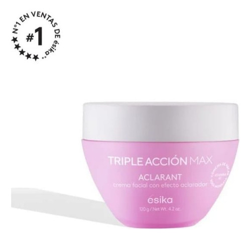 Crema Facial Triple Acción Max Aclarant De Ésika, 120grs