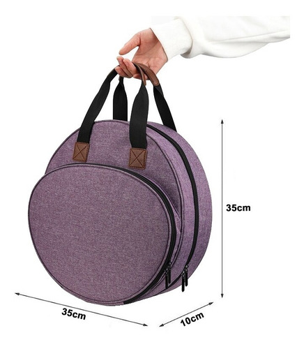 Imagen 2 de 8 de Bolso Porta Bordados Hilos Y Accesorios - Grande