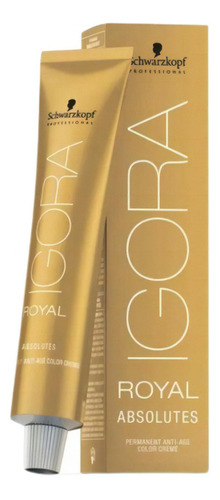  Coloração Igora Royal Tintura Permanente Schwarzkopf 60g Tom Absolute 8-140