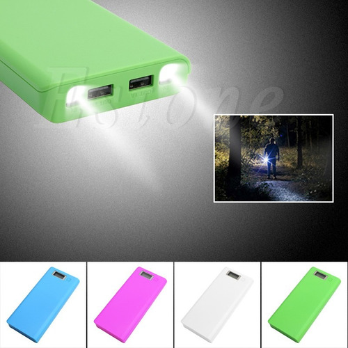 Case Power Bank Portable Cargador 8 Baterías 18650