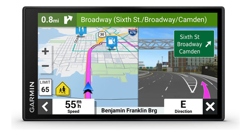 Garmin Drivesmart 66, Navegador Gps Para Coche De 6 Pulgadas Con Mapas Brillantes Y Nítidos De Alta Resolución Y Asistencia De Voz