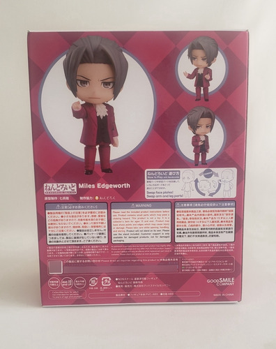 Figura Nendoroid Miles Edgeworth Phoenix Wright Ace Attorney (Usado)