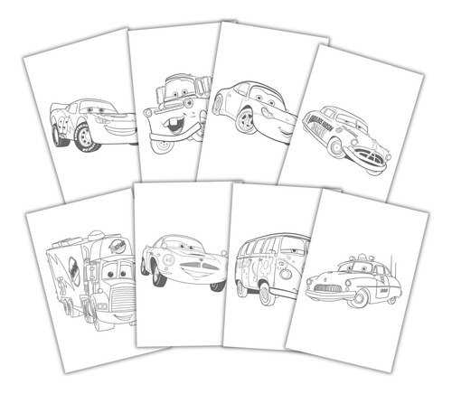 20 Livros Colorir Carros Mcqueen Lembrancinha Aniversário