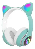 Comprar Auriculares Bluetooth Manos Libres Niños Orejas Gatito Luces