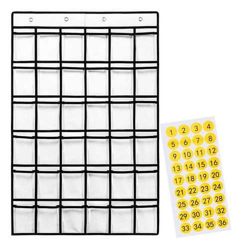 Gráfico De Bolsillo Para El Aula, 36 Bolsillos