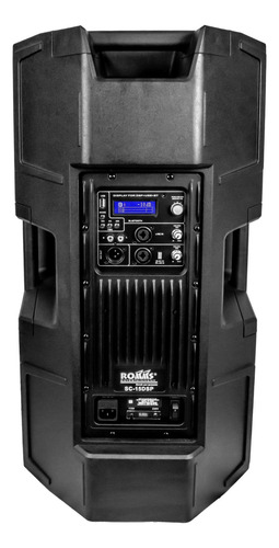 Bocina Bluetooth 15plg Romms Sc-15dsp 550w Bi-amplificado Negro