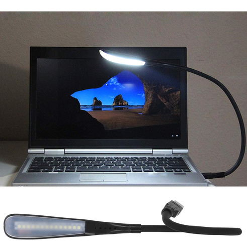Lámpara Led Portátil Luz De Lectura Usb 14 Noche Ajustable
