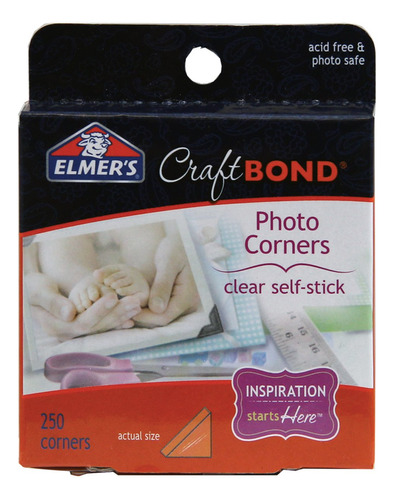 Elmer 's E4024 craftbond Foto Esquina Self Stick Pack