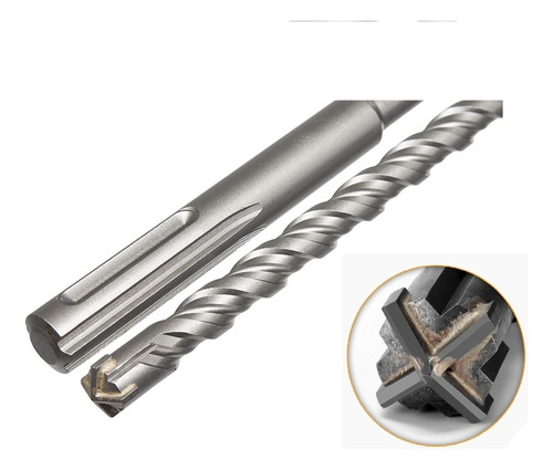 Broca Com Videa Cruzada Encaixe Sds Max 18mm X 340mm 
