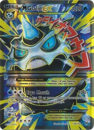 Mega Glalie Ex 156/162 Full Art Ultra Raro Pokemon Tcg