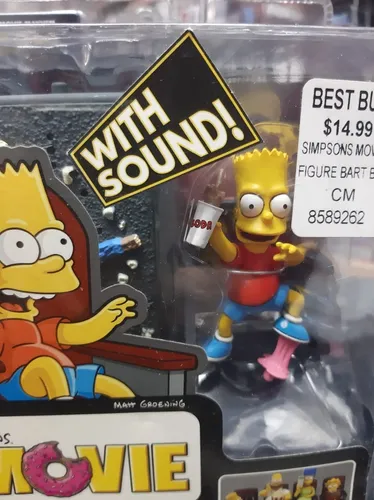 Mcfarlane Toys The Simpsons Movie Bart Simpson Con Sonido 129.235 01
