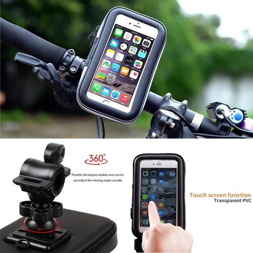 Soporte Telefono Bicicleta Moto Portacelular Funda Protector