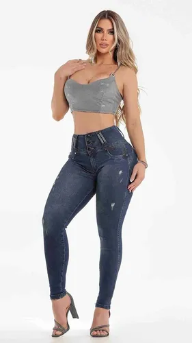 Calça Feminina Rhero Modela Bumbum C Bojo Cintura Fina 56644