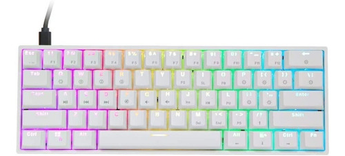 Teclado Óptico  Epomaker Ak61 Rgb Abs Switch Gatheron Blue