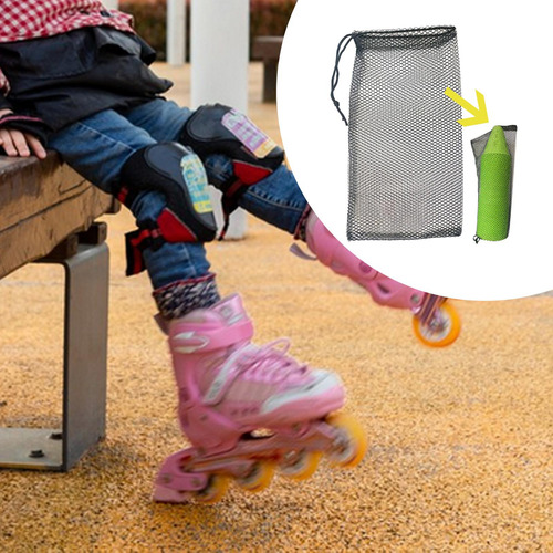6 Bolsa De Malla Para Almacenamiento De Conos De Patinaje,