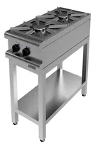 Comprar Anafe Industrial Brafh 2 Hornallas 360 Acero Inox Con Base C