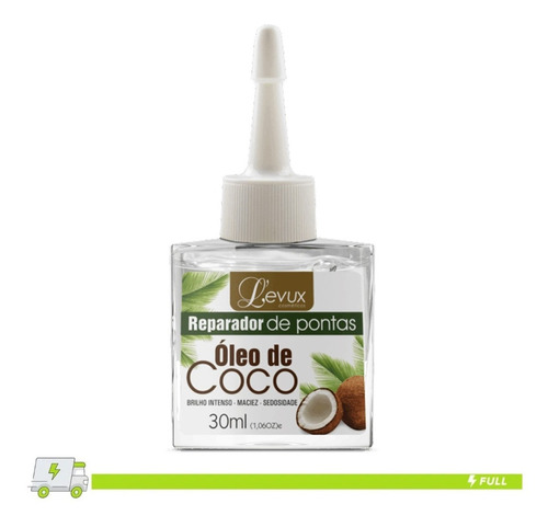 Reparador De Pontas Óleo De Coco Brilho Sedosidade 30ml