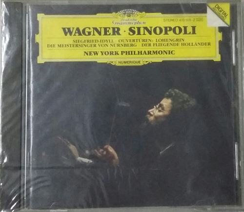 Cd Wagner Sinopoli + New York Philharmonic + Made In Germany