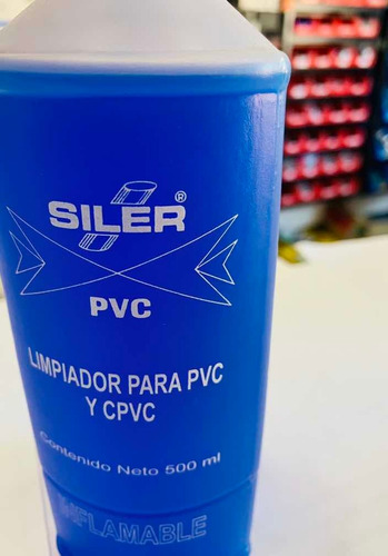 Limpiador Para Pvc Cpvc Tuberías Conexiones Siler Azul