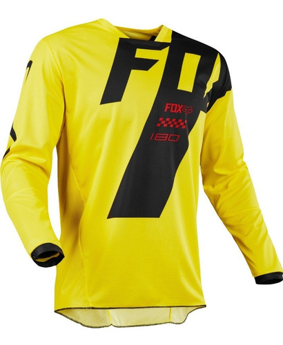 Imagen 3 de 3 de Jersey Niño Motocross Fox Yth 180 Mastar #19444-005