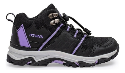 Zapatillas Stone Bota Mid Recortes Pu Outdoor Kids Asfl70