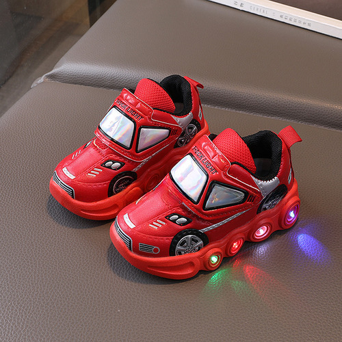 Zapatos Para Niños Con Luces Estilo Dibujos Animados