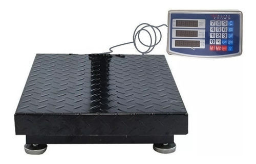 Báscula de plataforma electrónica digital reforzada, bolsa P de 200 kg