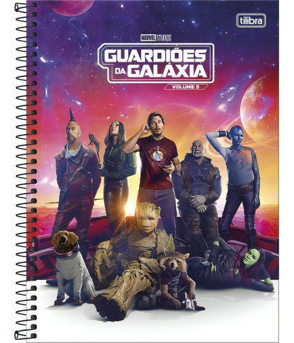 Caderno 1 Materia Guardioes Da Galaxia Capa Sortida Tilibra