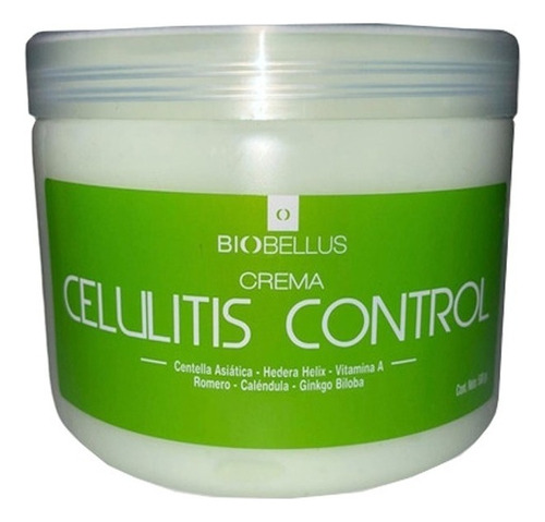  Crema Celulitis Control Centella Asiática Biobellus X500gr Tipo de envase Pote