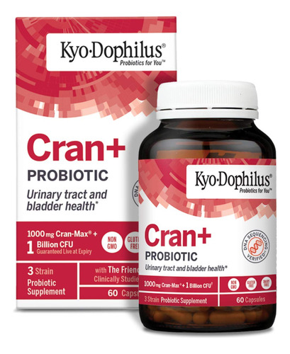 Kyo-dophilus Cran+ Probitico, Salud Del Tracto Urinario Y De