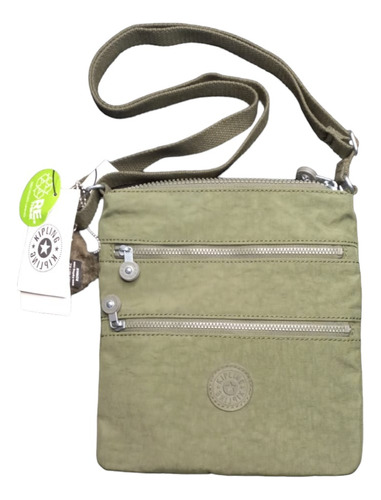 Crossbody Kipling Verde Militar Original