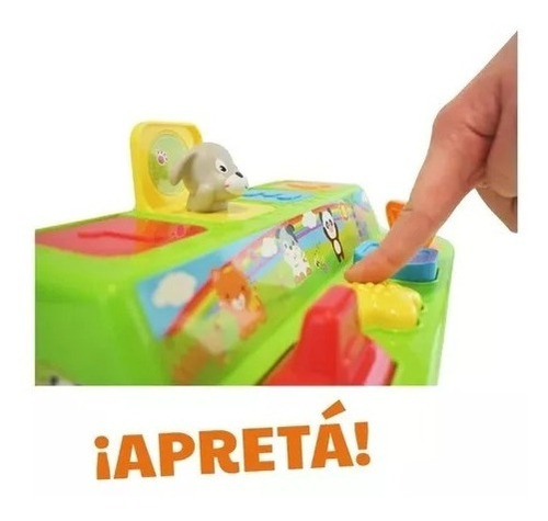 Imagen 3 de 4 de Juego Didactico Animales Coloridos Pop Up Para Bebe Ok Baby Color Multicolor