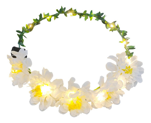 Corona De Flores Diadema Con Corona De Flores Diadema De