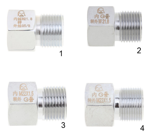 2pcs Tuercas Convertidoras Del Adaptador Del Regulador Del
