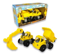 Comprar Set Vial Camion Volcador Y Excavadora - 2 Vehiculos Duravit