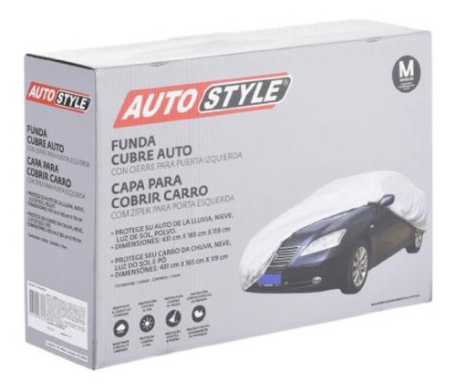 Funda Para Auto Talla M 431x165x119 Cm Autostyle