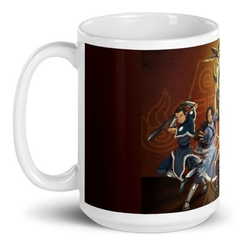 Avatar Taza Grande 15 Oz Aang, Sokka, Zuko, Katara, Toph