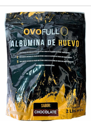 Albúmina De Huevo Ovofull 2 Lbs Saborizada.