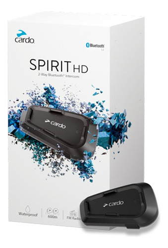 Intercomunicador Cardo Spirit Hd Single Sonido Audio Hd Dlm