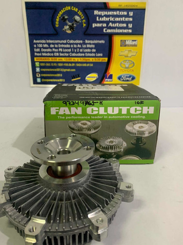 Fan Clutch Luv Dmax 3.5 4x4 4x2 Isuzu