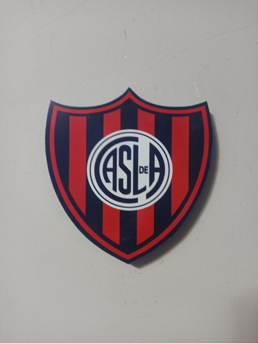 Cuadro Escudo Pared San Lorenzo De Almagro Ciclon Fibrofácil