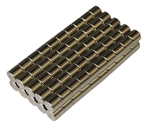 100 Piezas Imanes De Neo/dimio 4mm X 5mm Grado N50