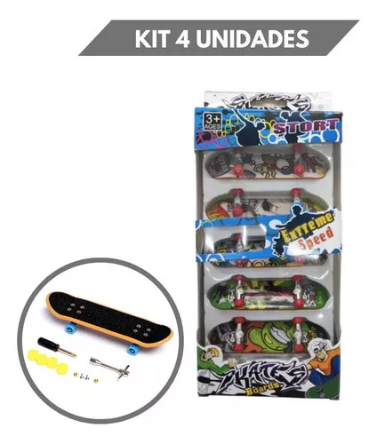 2 Skate De Dedo C/lixa Fingerboard +pcs Brinquedo barato - Ark