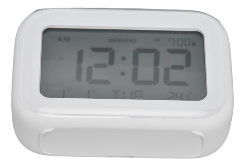 Reloj Digital Mini Alarma Pantalla Lcd Función Snooze 12h 24