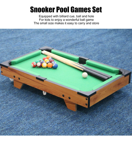 Juego De Billar De Mesa, Mesa De Billar Pequeña, 16 Piscinas